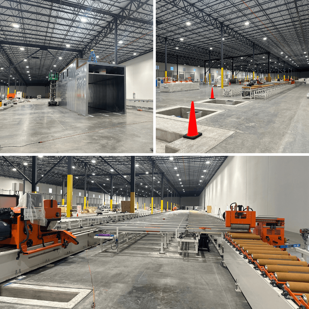 Install of Extrusion Line