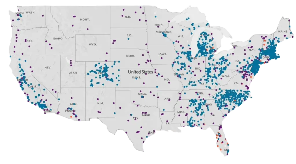 EWG’s PFAS Contamination Map
