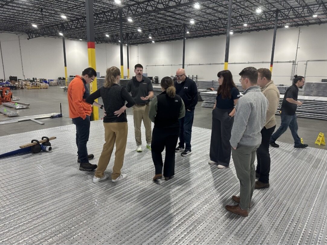 Kyle Giubbini giving live demonstration to stakeholders on demo ILDFA floor.