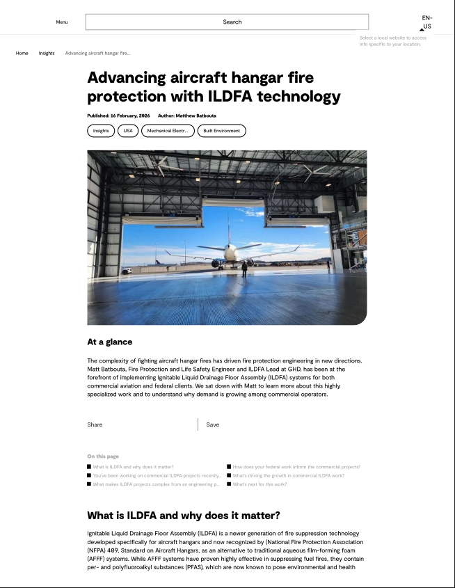 Thumbnail of GHD Insights article about ILDFA.