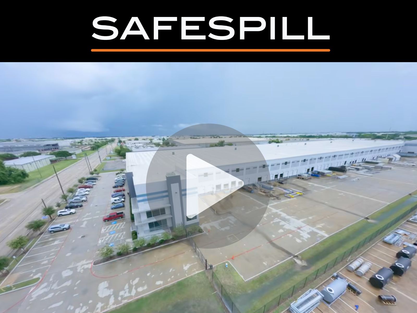Thumbnail of new Safespill facility tour video.