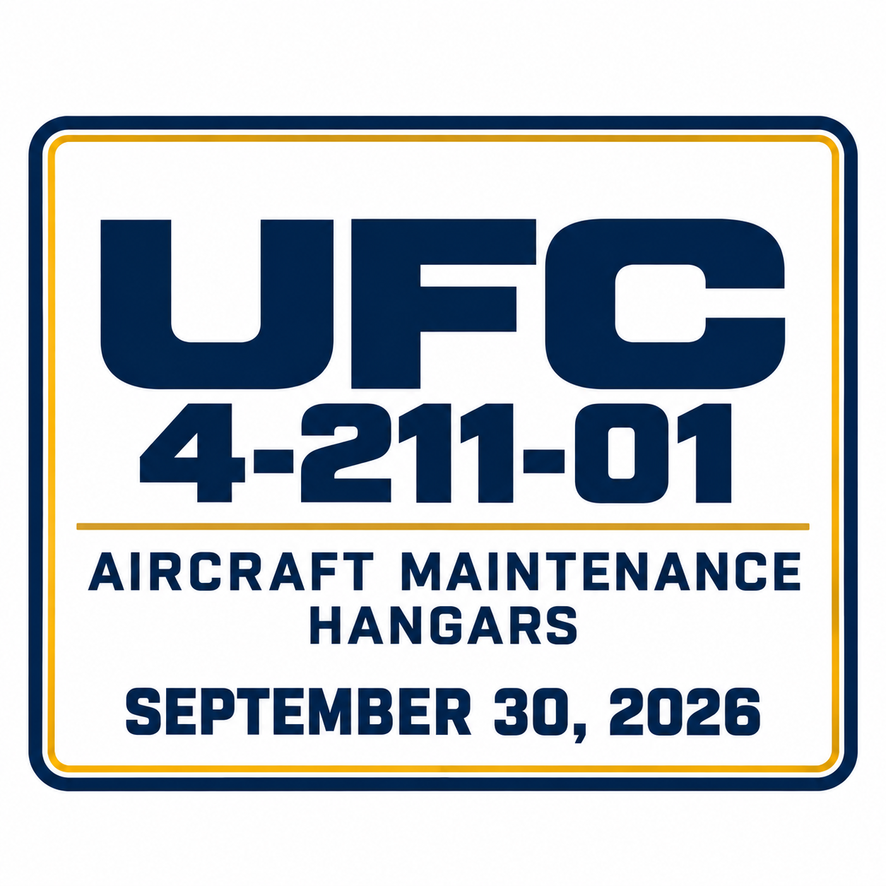 UFC Aircraft Hangar Maintenance Badge